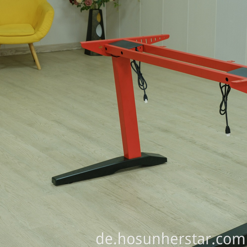 Double motor adjustable table stand